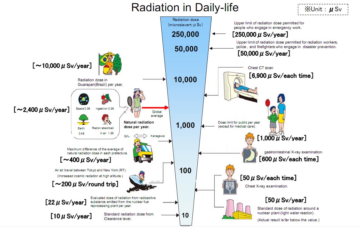 Radiation Measurement Chart